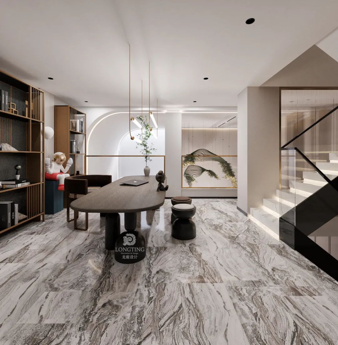 悦江南 377 方现代简约排屋设计-41