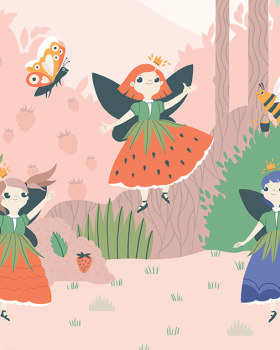 Kids Wallpaper set for Printed Stories