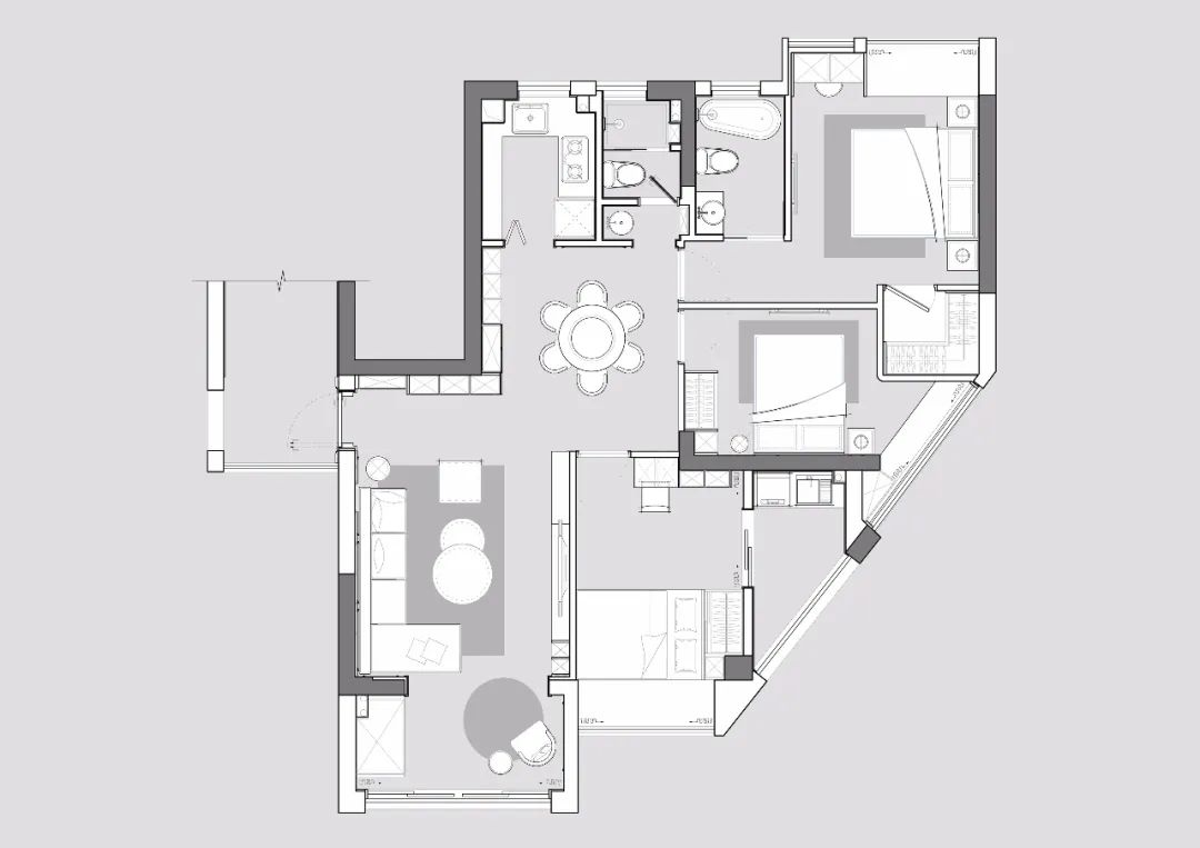 橘香 · 小户型艺术生活空间丨中国汕头丨麦圆 Dream Design-32