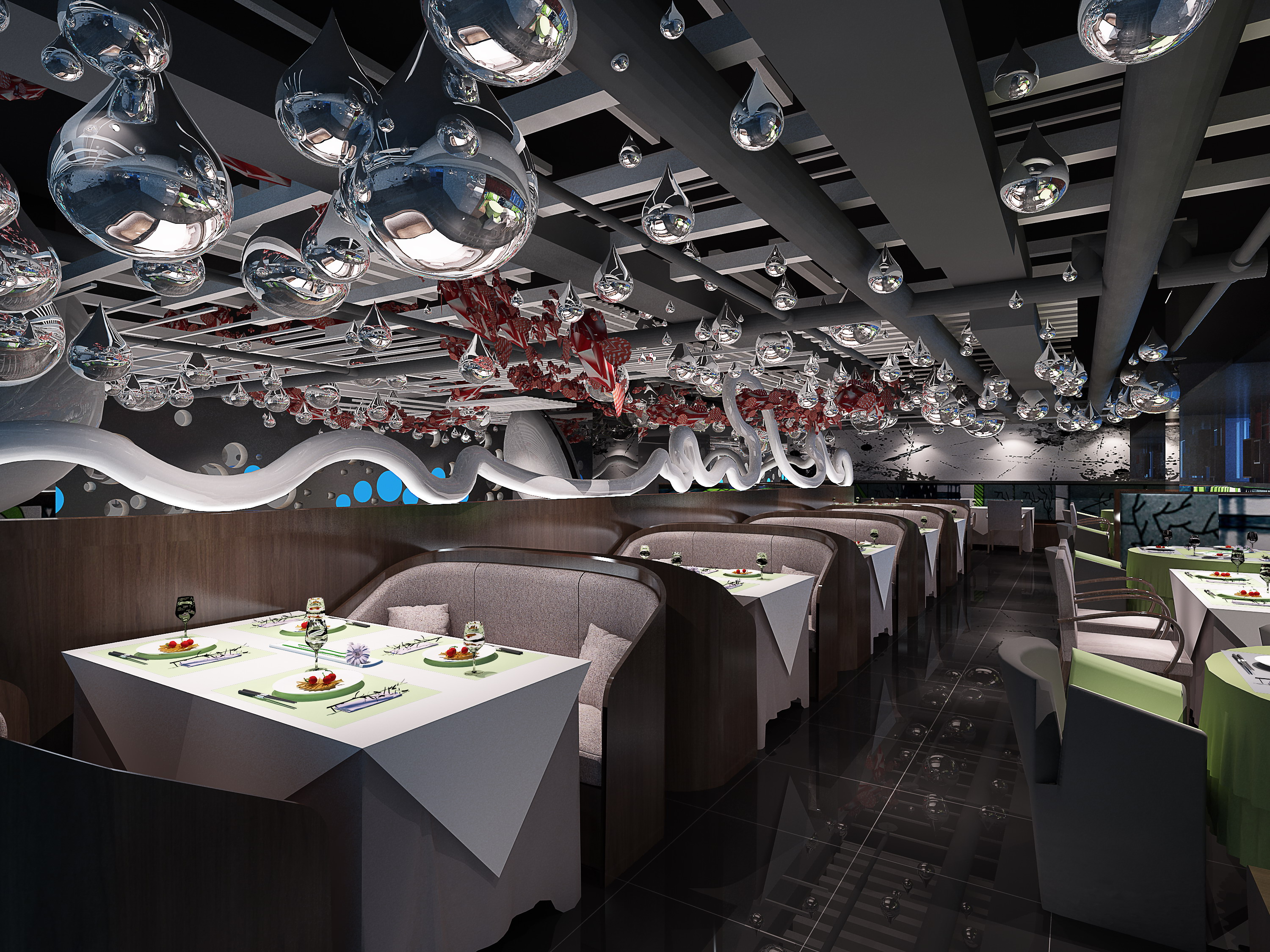 南京友谊广场鱼悦主题餐厅-5