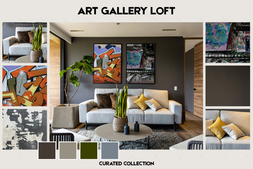 Moodboard for an Organic Loft Living Room-3