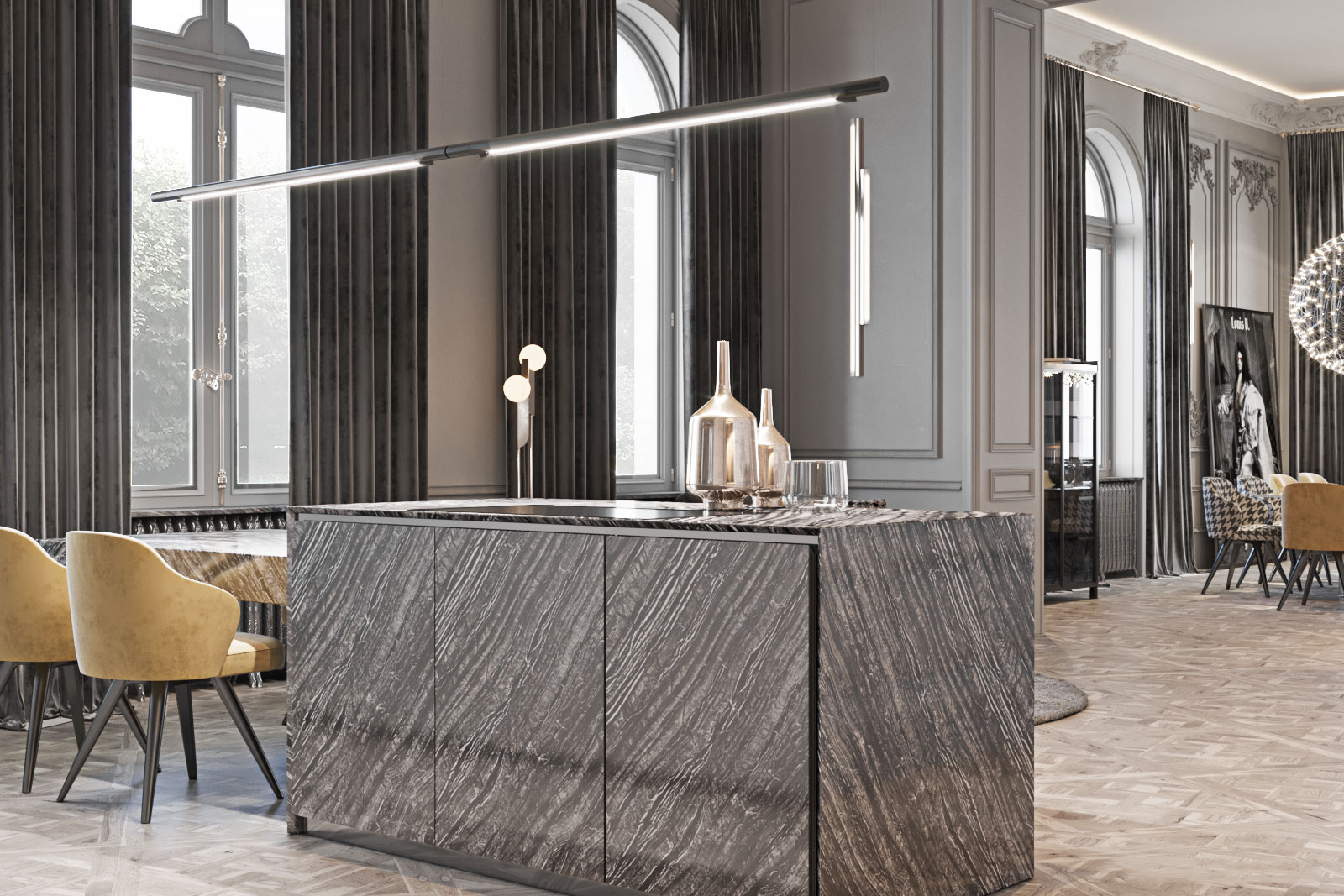 巴黎住宅设计丨法国巴黎-25