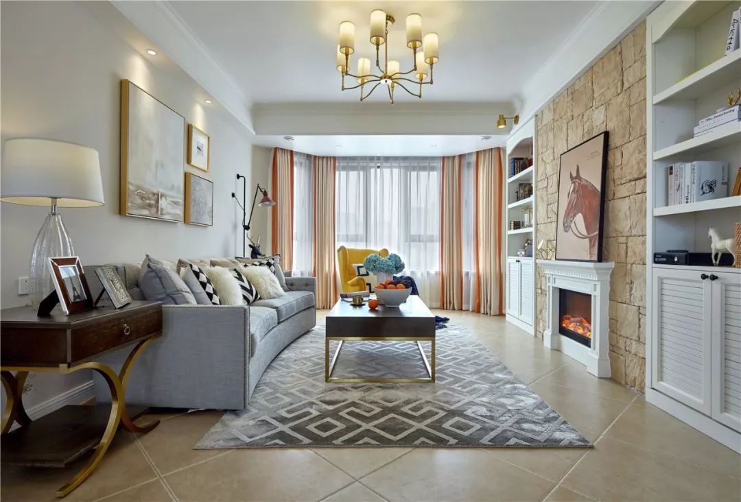 天拖美萍园美式休闲风家居设计-40