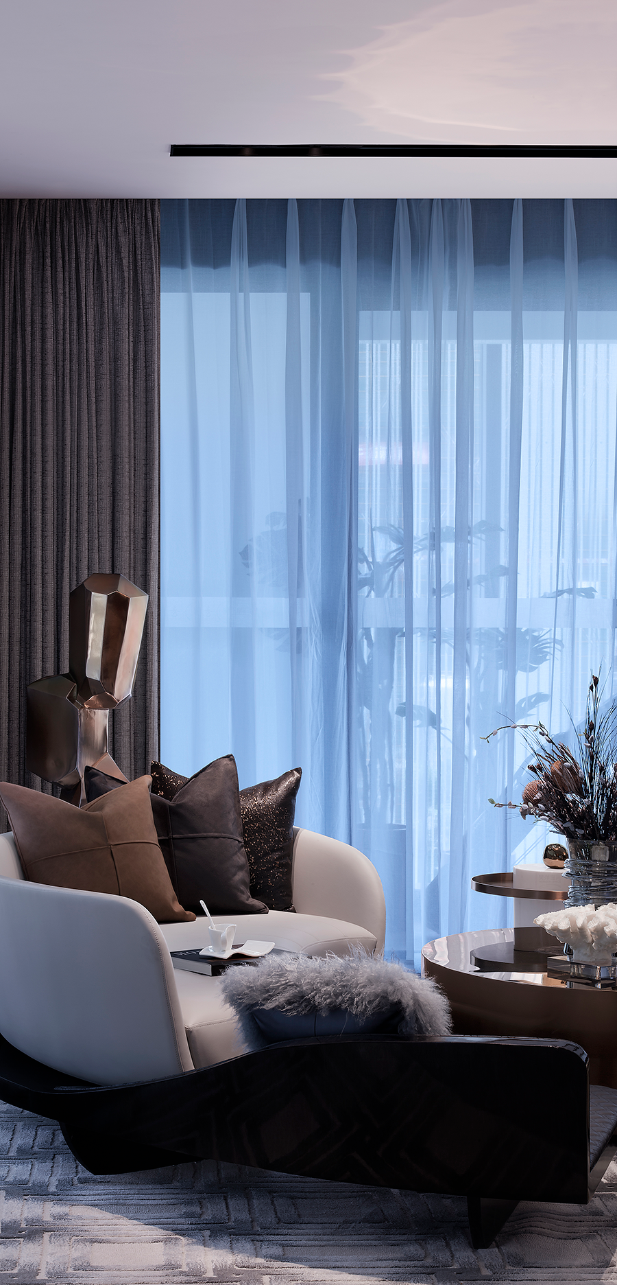 越秀长沙湘江星汇城样板房丨中国长沙丨深圳市昊泽空间设计有限公司-9