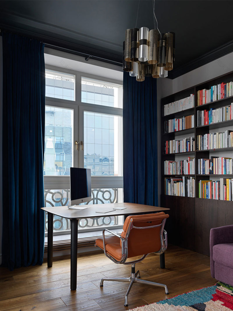 莫斯科设计师大胆用色打造活力家居-5