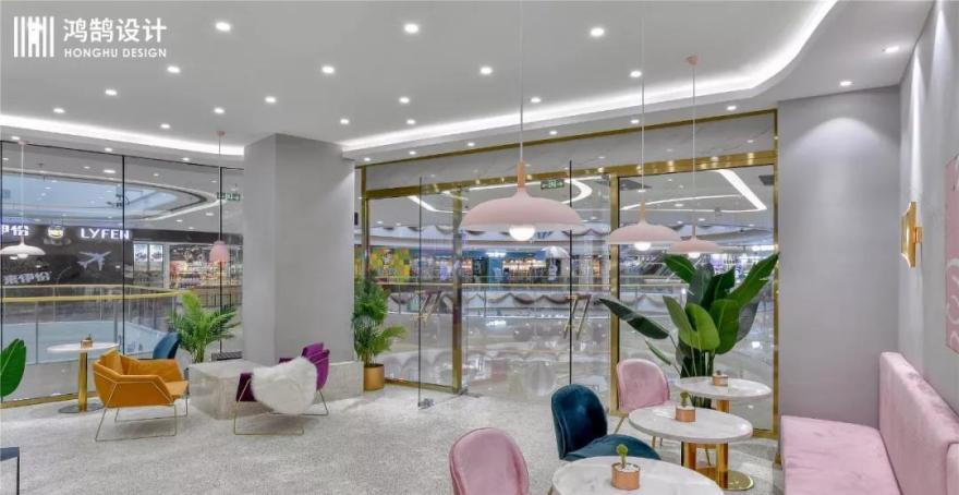 《丁先森茶饮》轻奢风设计,营造优雅精致的商业空间-5