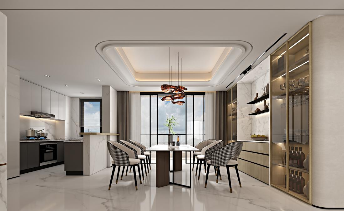 360m²极简复式-5