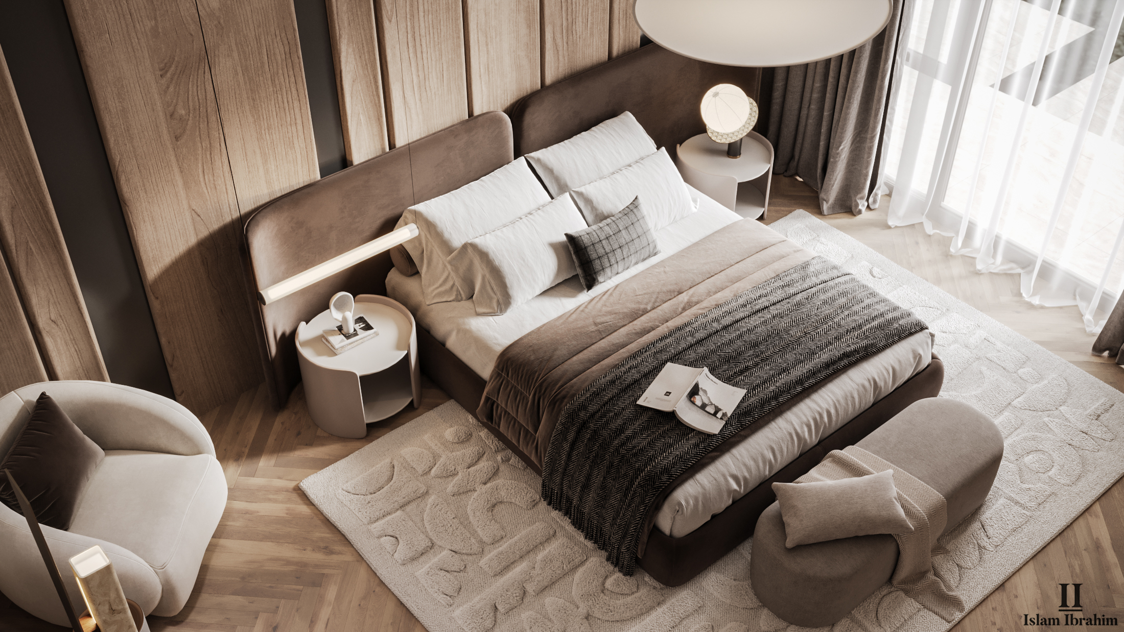 阿联酋主卧室丨阿联酋丨ISLAM IBRAHIM-19