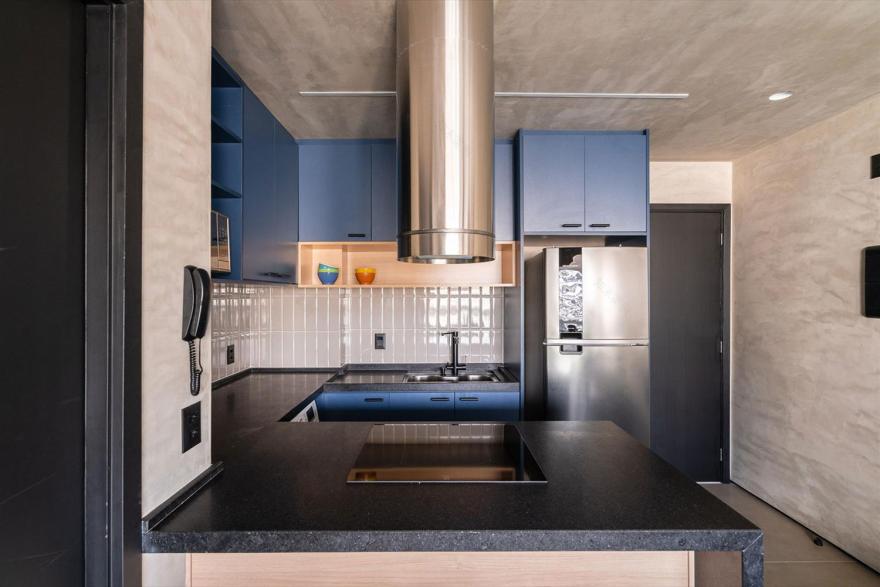 40 平米工业风公寓,展现简约男性魅力-4