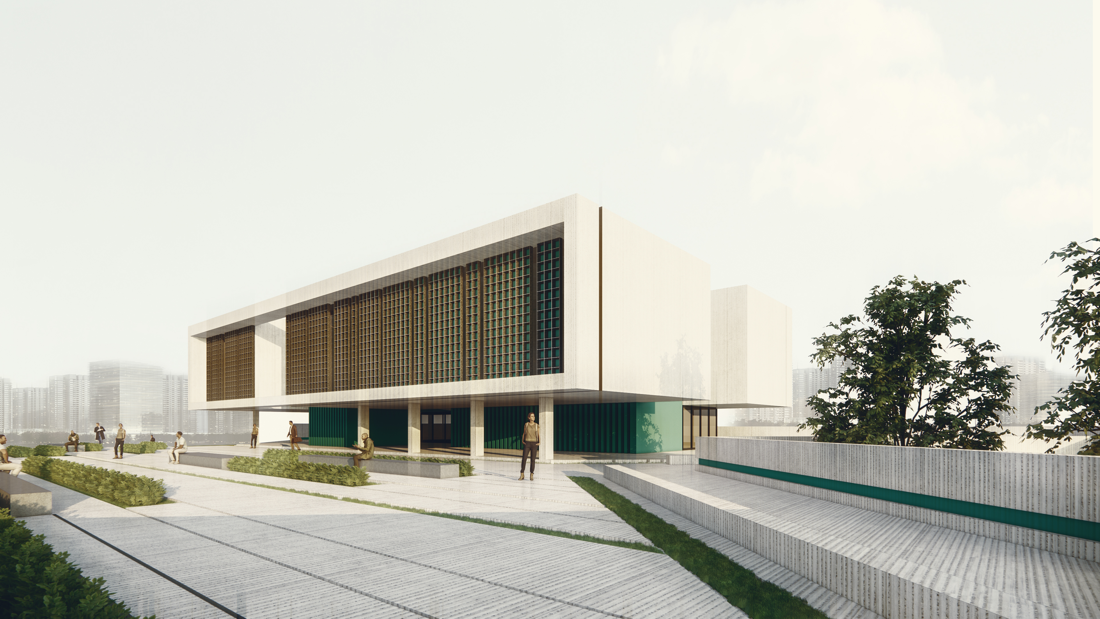 智慧之地 · Ferdowsi 纪念馆的多功能建筑设计丨伊朗丨Ordibehesht office-19