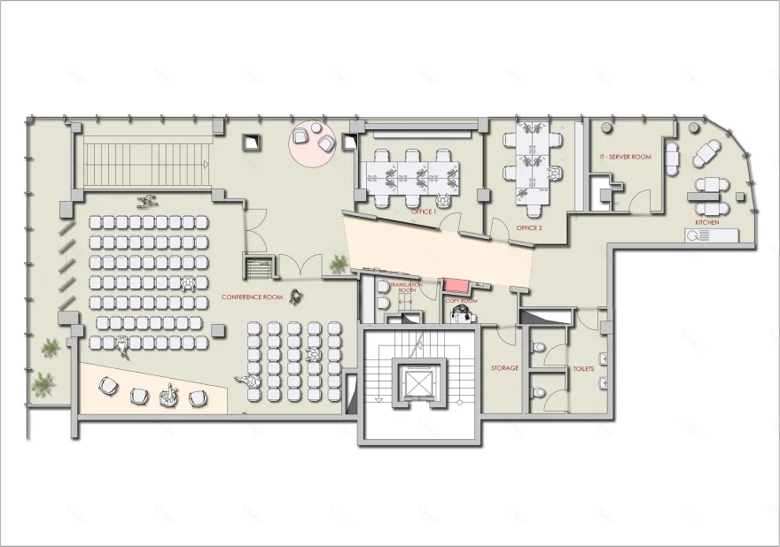 欧洲之家丨阿尔巴尼亚地拉那丨Ferizi+Ferizi Architects-21