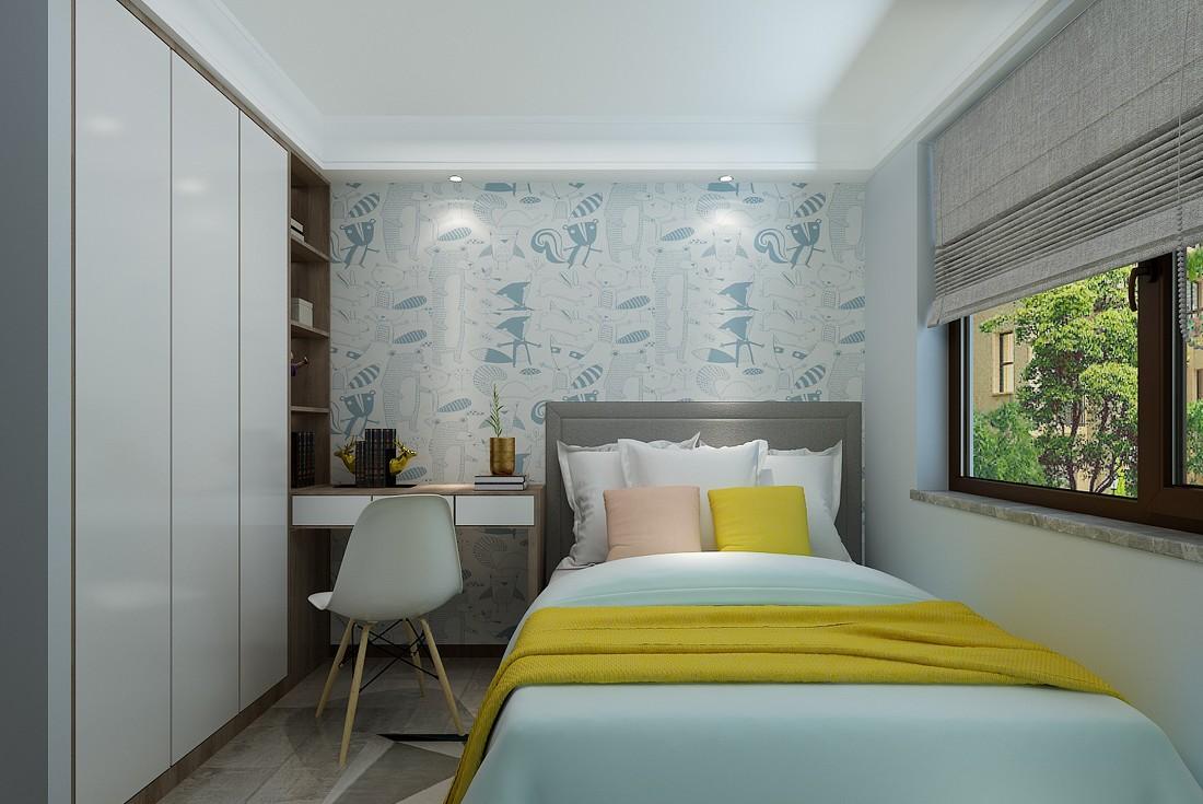 泰安装修自然风家居设计，双阳台儿童房吸睛-12