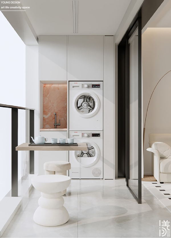 奶油风独居设计丨深圳漾空间设计有限公司-34