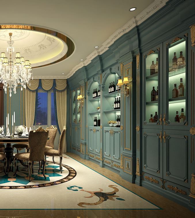 翡翠国际法式风格别墅装修-8