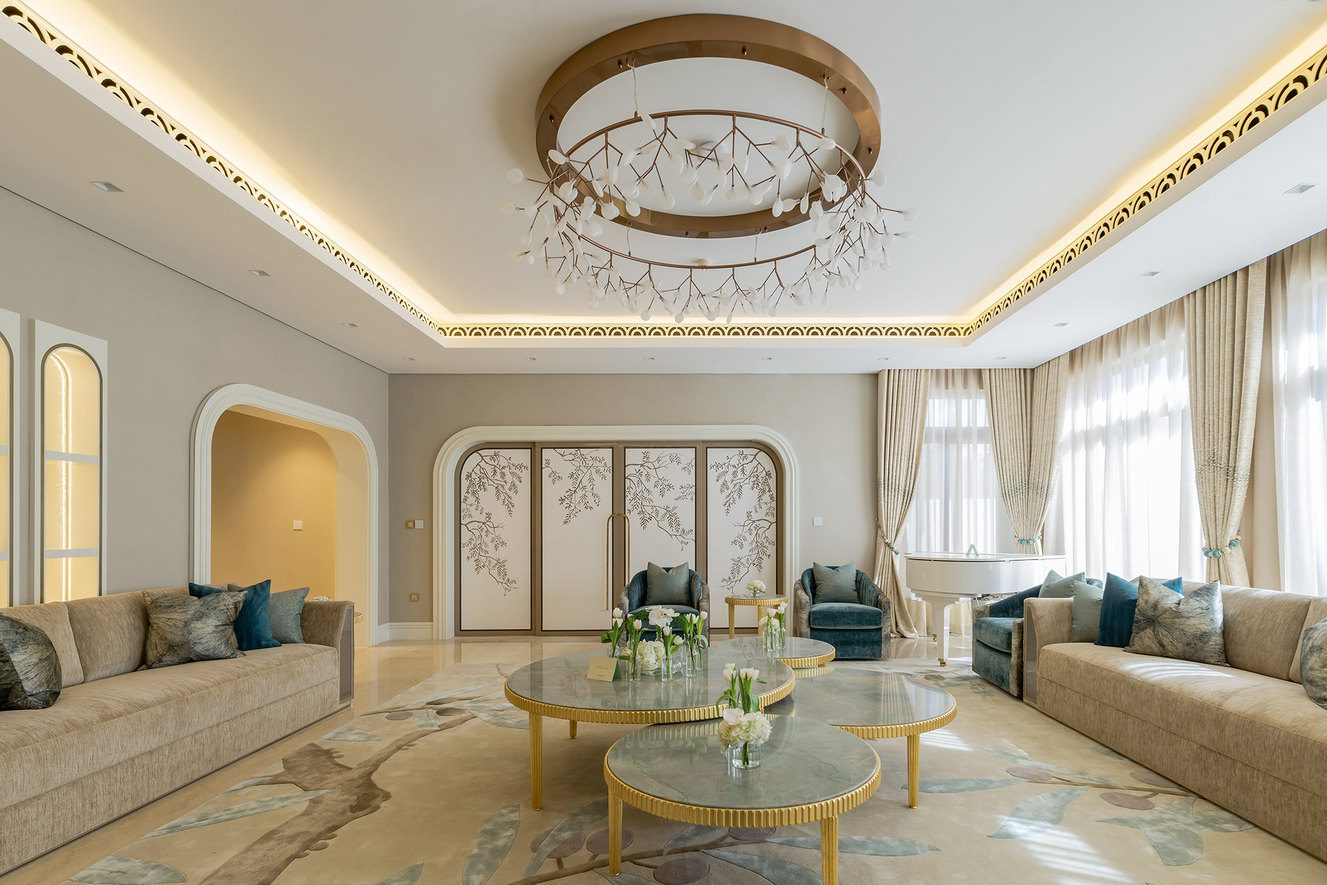 Villa XY 室内设计与装饰丨阿联酋迪拜丨Classic Home-34