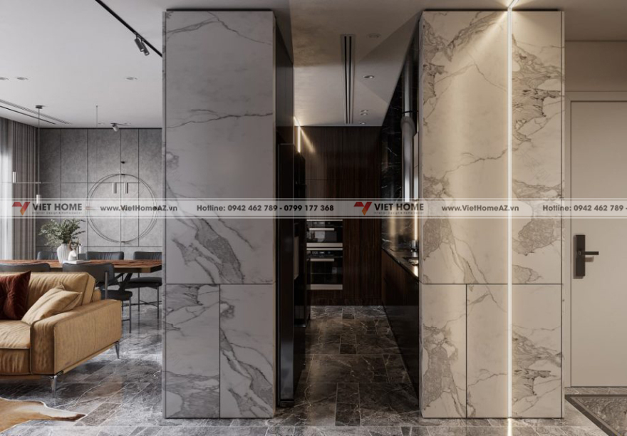 The Nine 河内公寓室内设计丨越南河内丨VietHome-17