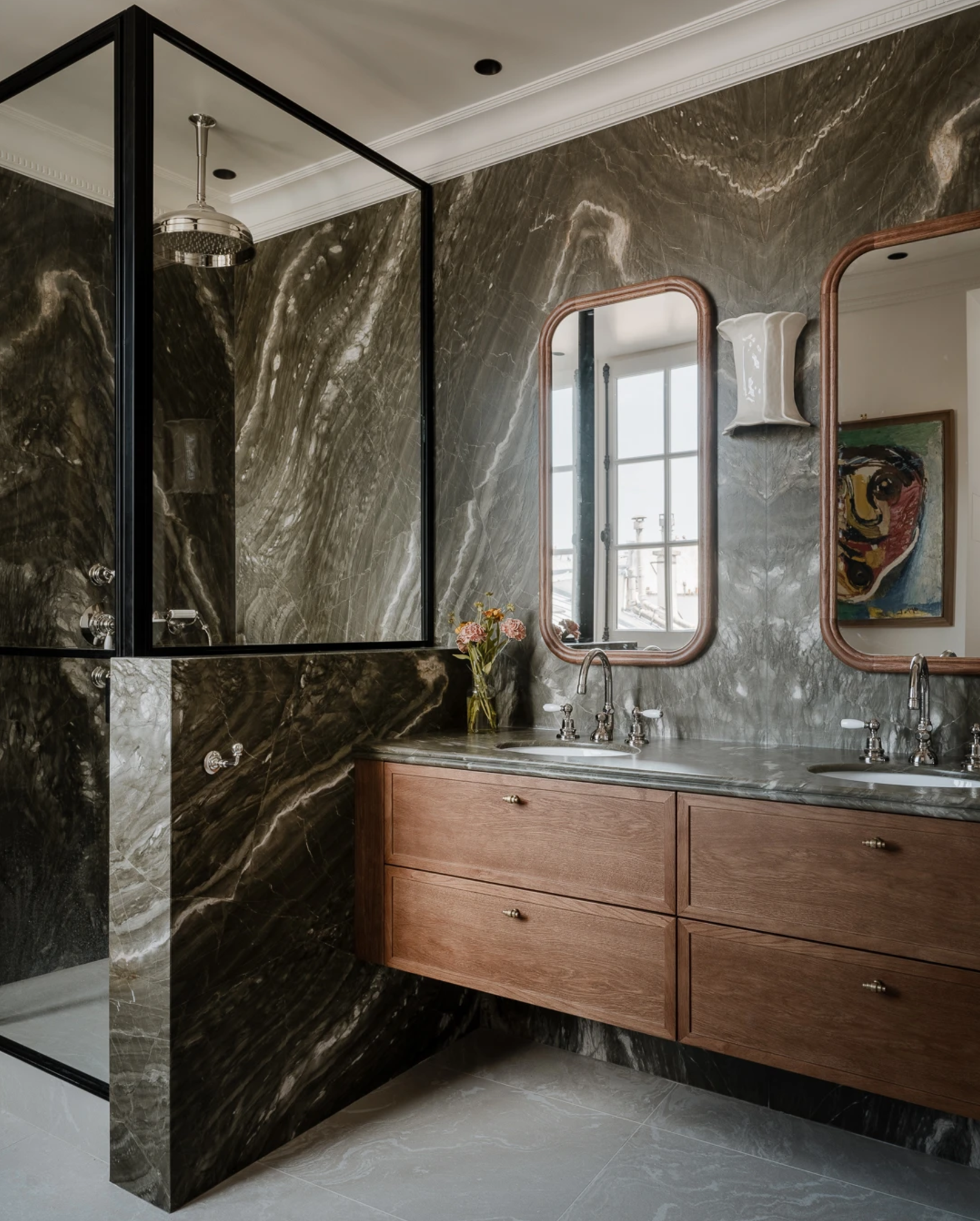 Rue de l’Abbaye 公寓设计丨法国巴黎丨Ett Hem 工作室-54