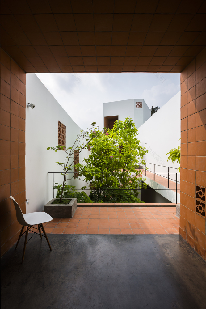 越南 Binh Thanh 小公寓设计 · 城市中心的绿色庭院-41