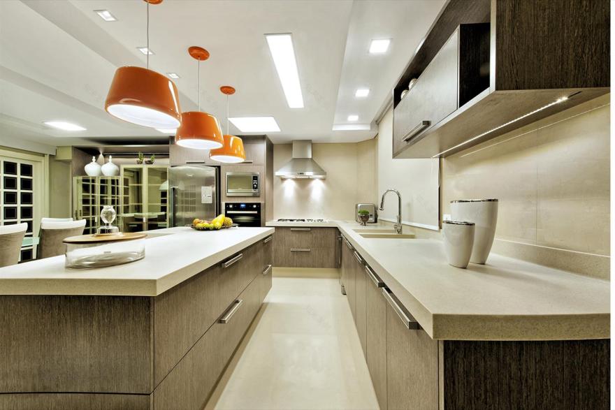 巴西 Cozinha Gourmet 公寓 | 极简与功能的完美结合-5