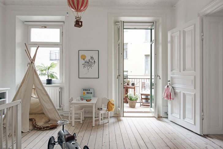 瑞典木门公寓 | 自然韵味，点睛之笔-12