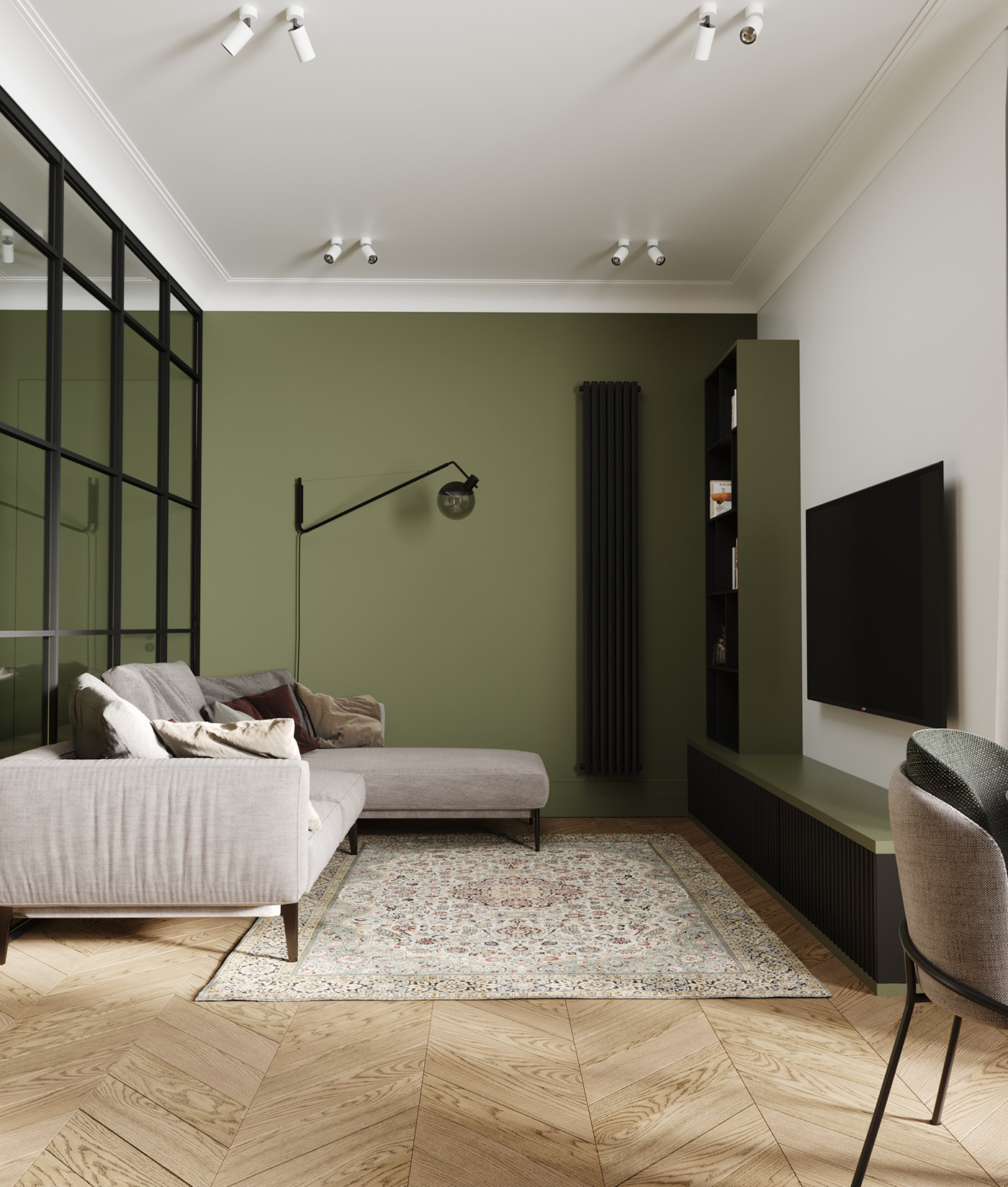 乌克兰基辅小空间公寓设计 很精致-4