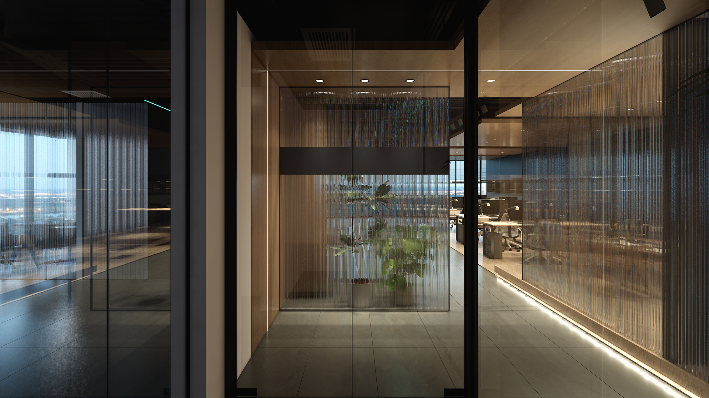 武汉悦江中心路威办公空间设计丨中国和平丨知造设计研究室-8