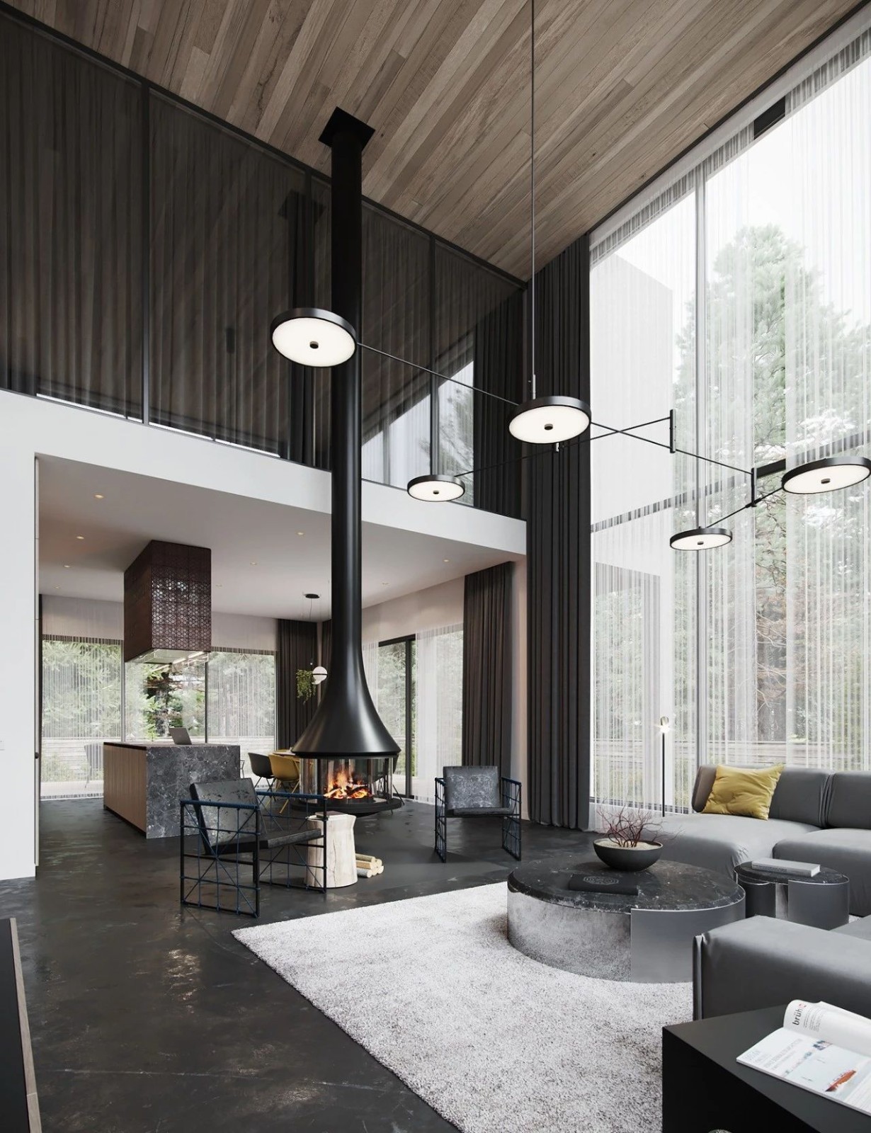 270㎡圣彼得堡现代风住宅 | MirrorR Studio-2