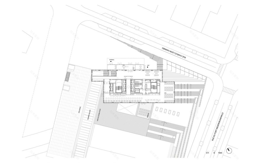 欧盟法院第五期扩建(第三座办公塔楼)丨卢森堡丨Dominique Perrault Architecture-63