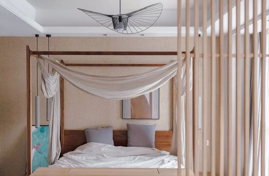 极简原木+禅意!打造通透互动的舒适家居空间-74