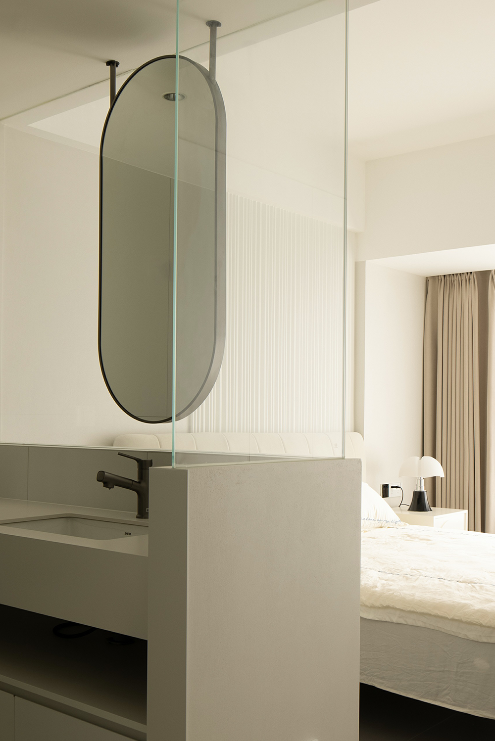 奶油色系温馨跃层家居设计丨中国汕头丨杜弗设计-24