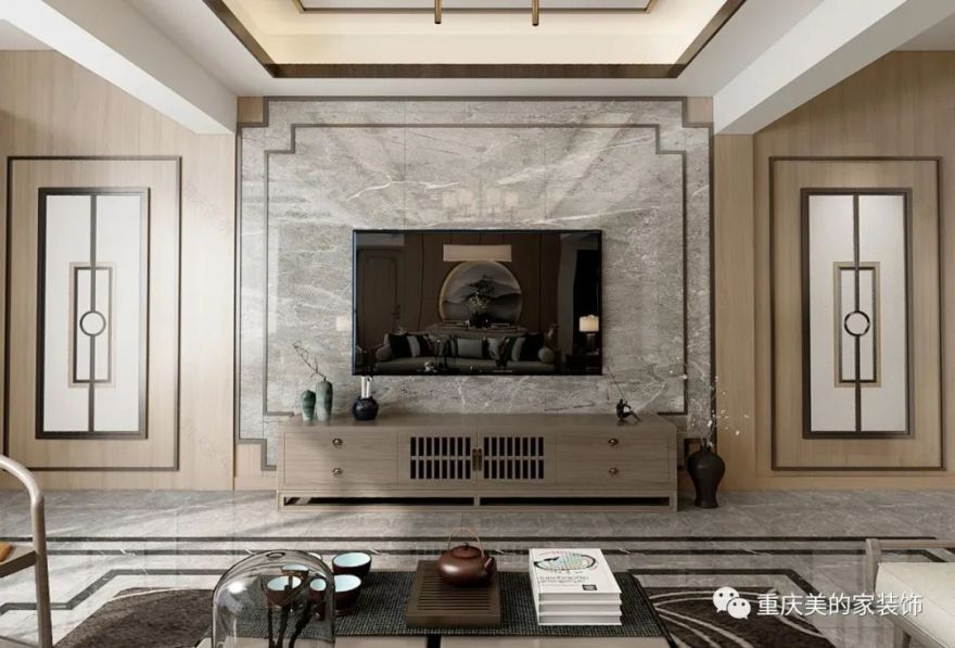 风雅千年 | 新中式博翠天悦洋房设计-31