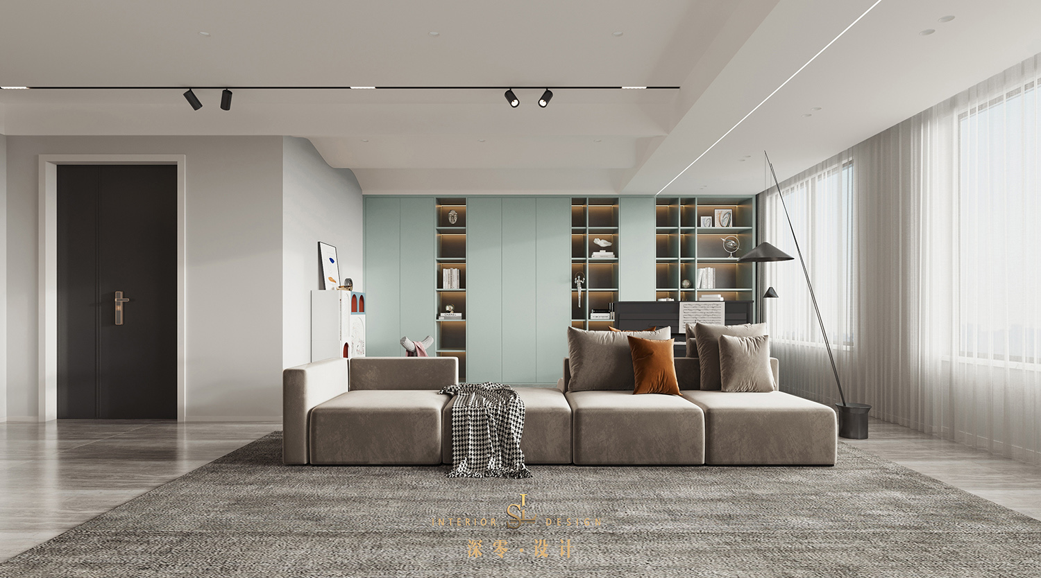 合肥深零设计新作 | 259㎡底层复式，多功能大横厅+半屋童趣，打造新生代高级品质家！-49