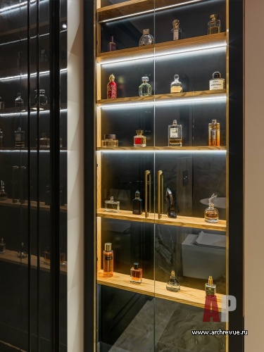 莫斯科带石膏浮雕及定制家具的现代公寓设计丨俄罗斯莫斯科丨Евдокимова Ольга,Зайцева Олеся-45