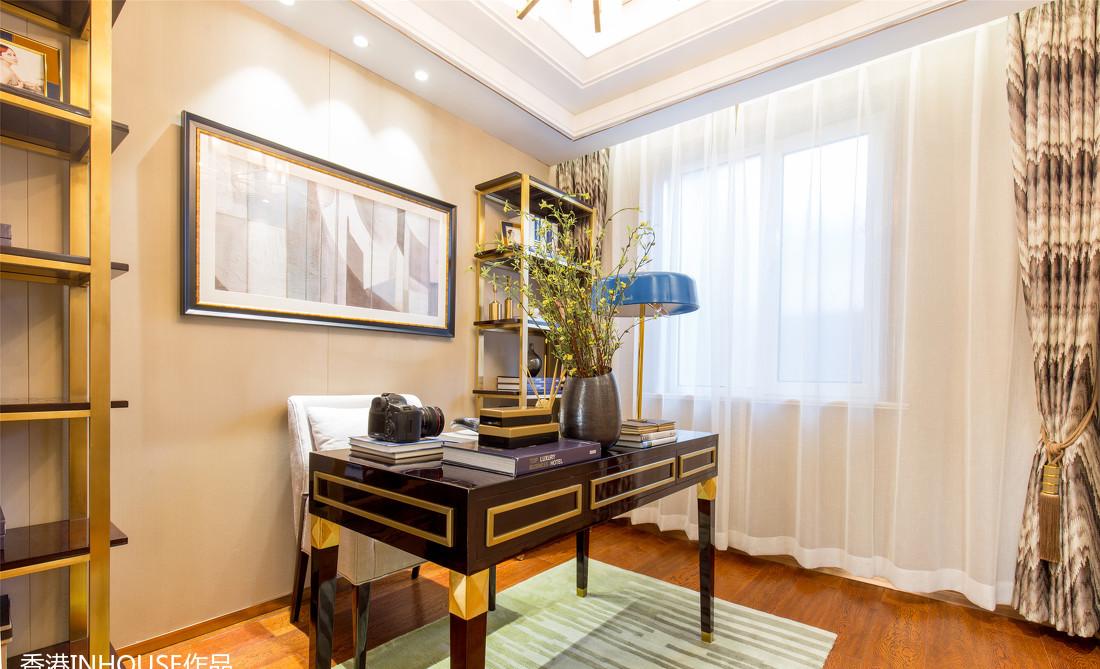 
INHOUSE设计：鑫江桂花园样板间软装 -25