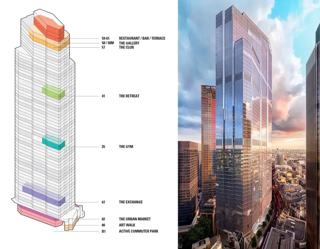 伦敦 22 Bishopsgate 创业中心丨英国伦敦丨Woodalls Design-8