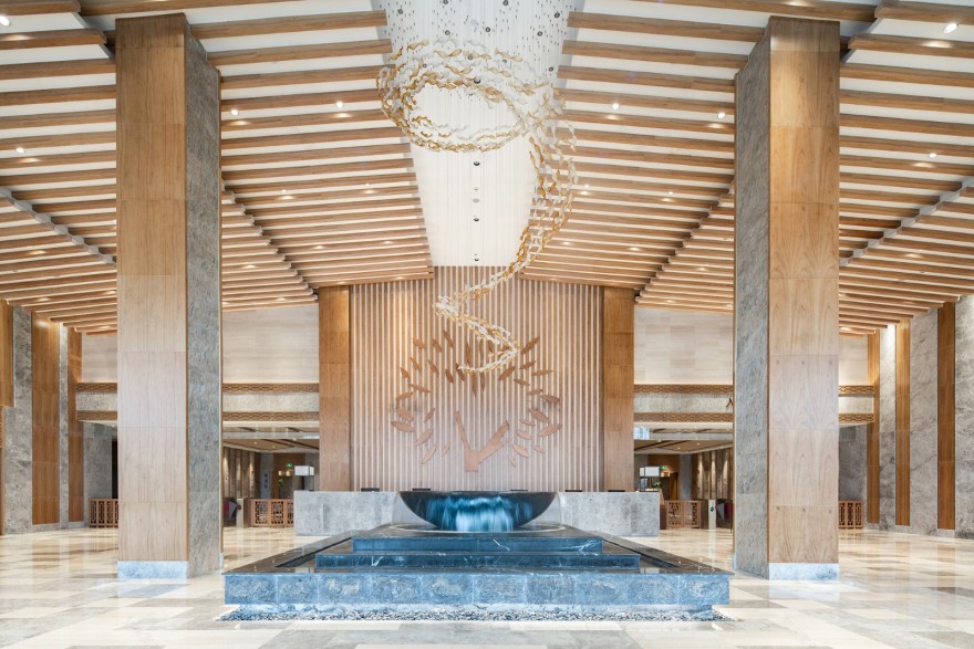 涞源白石山华中小镇二期·白桦林温泉谷竹里馆丨中国河北-12