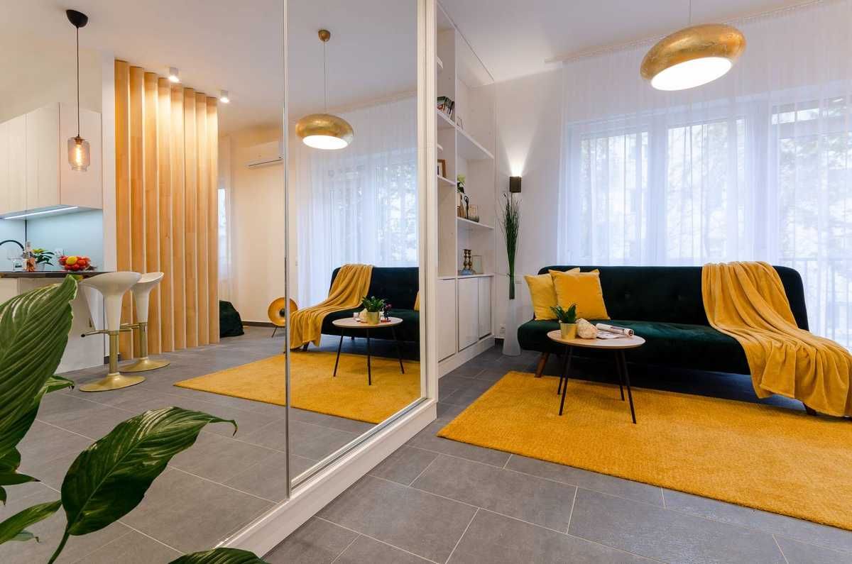 Квартиры студии в современном стиле, 5 проектов - Фото интерьеров-159