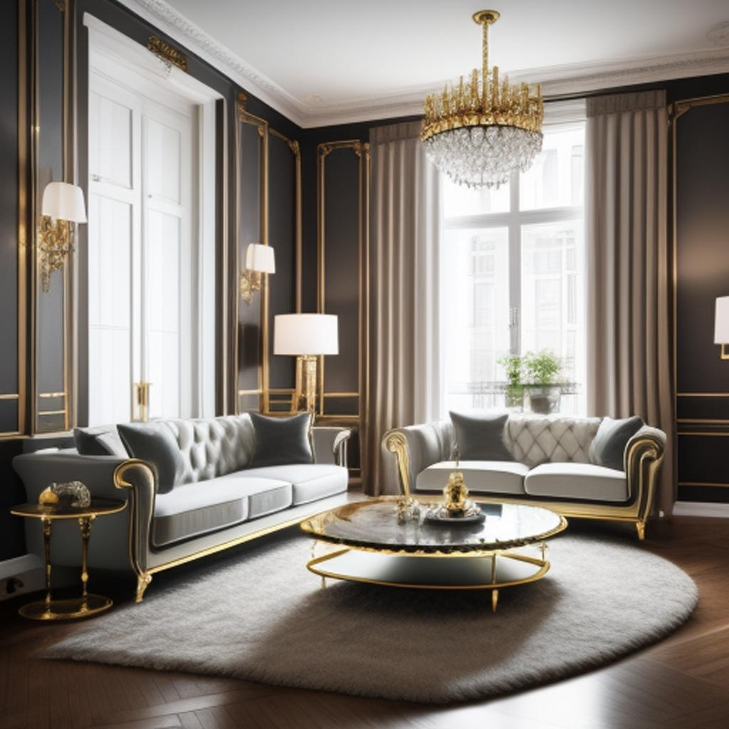 E·quisite Elegance:欧洲风格客厅室内设计丨韩国华城市-7