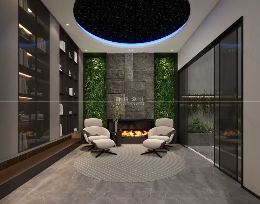 现代简约底跃别墅设计丨青马别墅设计-44