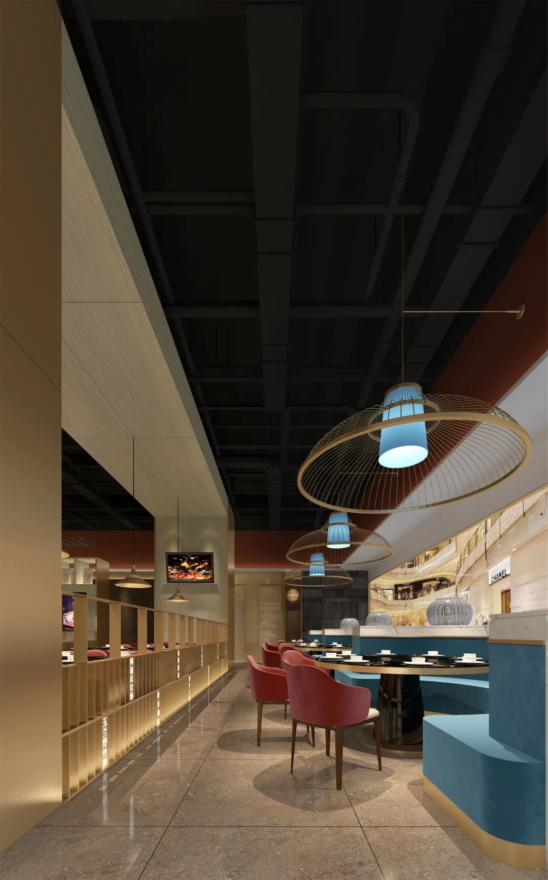 内蒙古一捞一世界豆捞火锅店设计案例-31