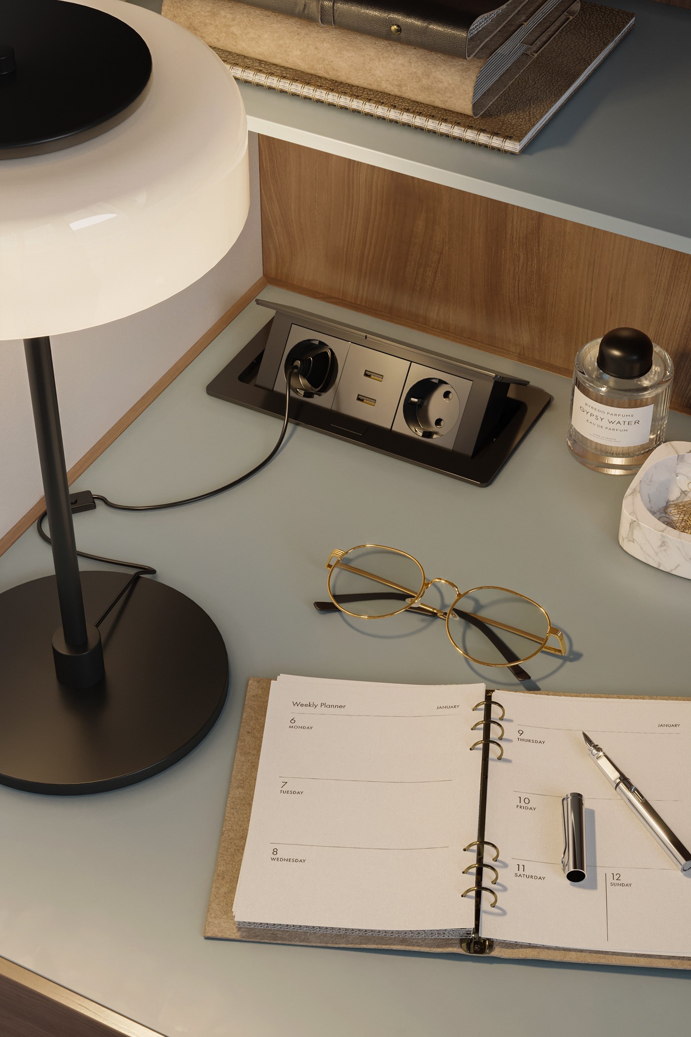 清新绿空间设计 轻盈又养眼-12