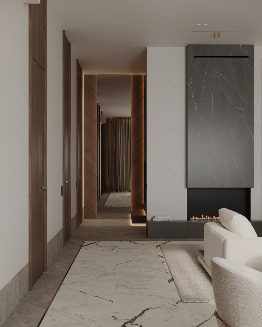 215平米私人住宅设计丨乌克兰敖德萨丨@interior_design_korzhova-40