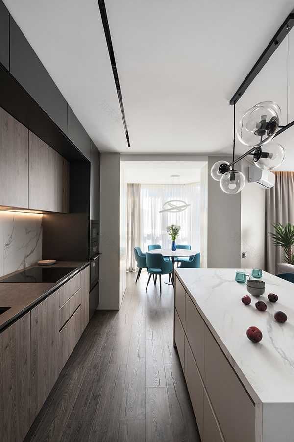 现代3室带独立餐厅公寓设计项目丨乌克兰基辅丨Suit House(乌克兰)-74