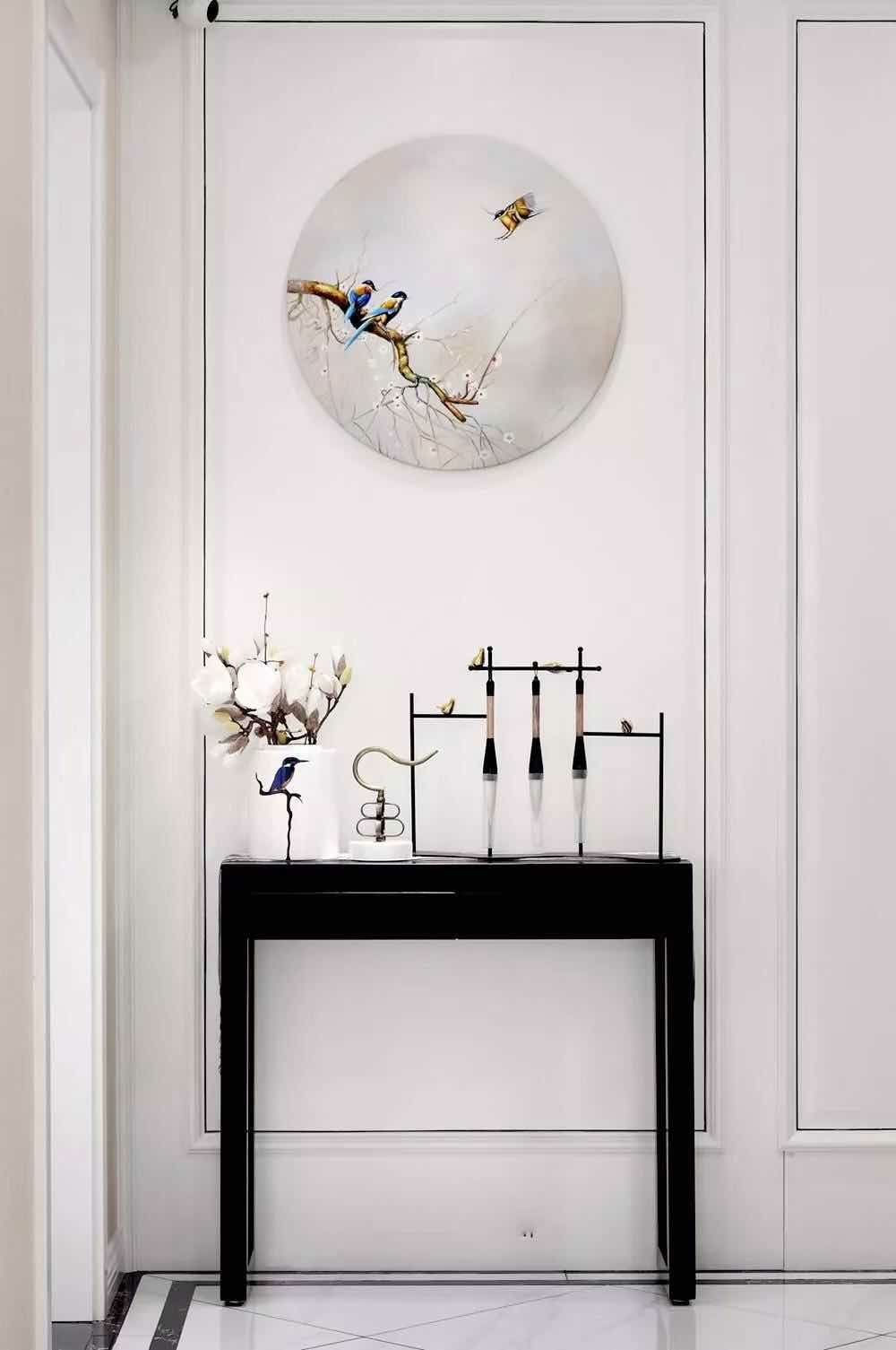 新中式玄关设计,打造雅致生活艺术-17