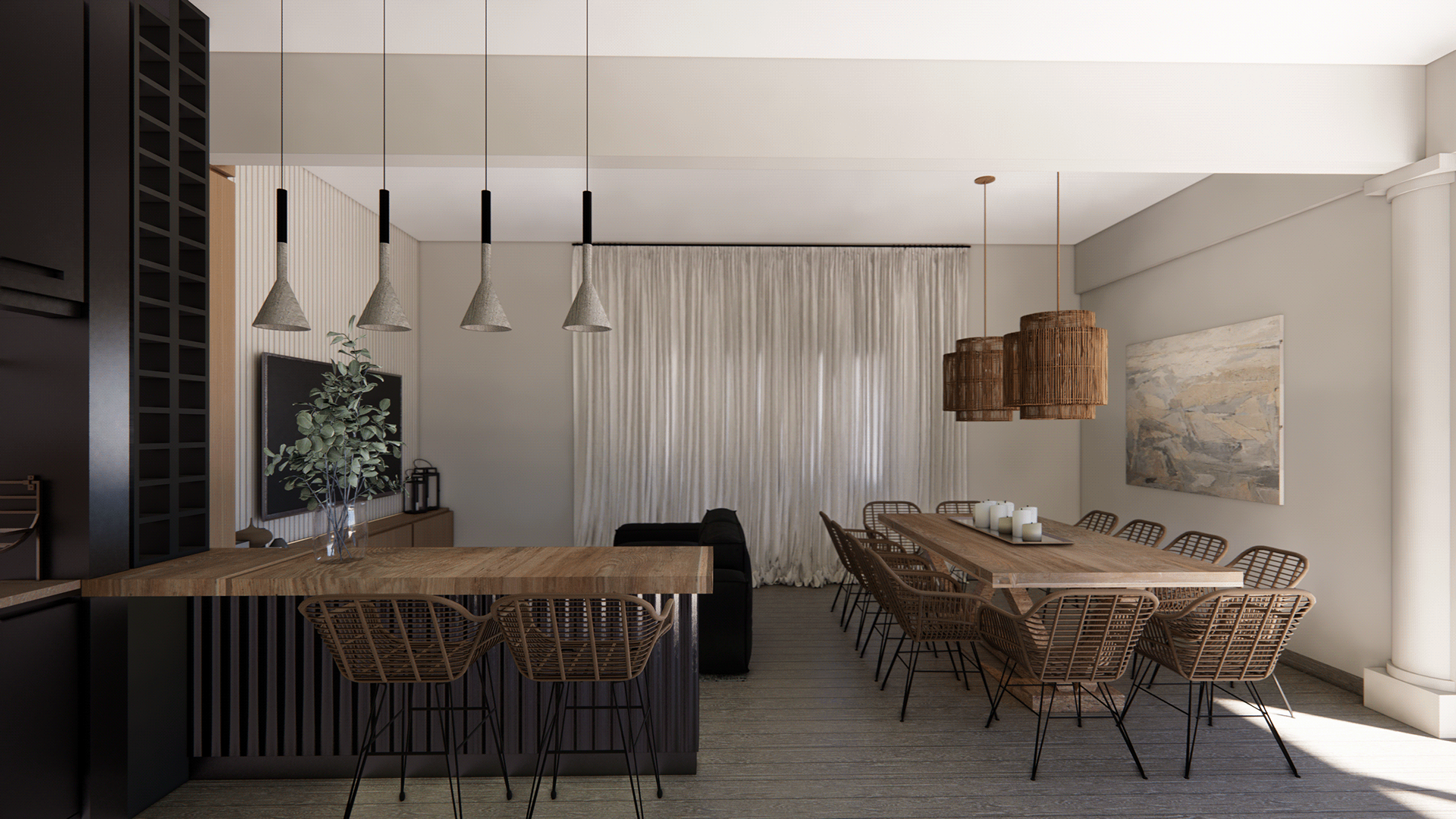 Quincho AD | Renders interiores-4