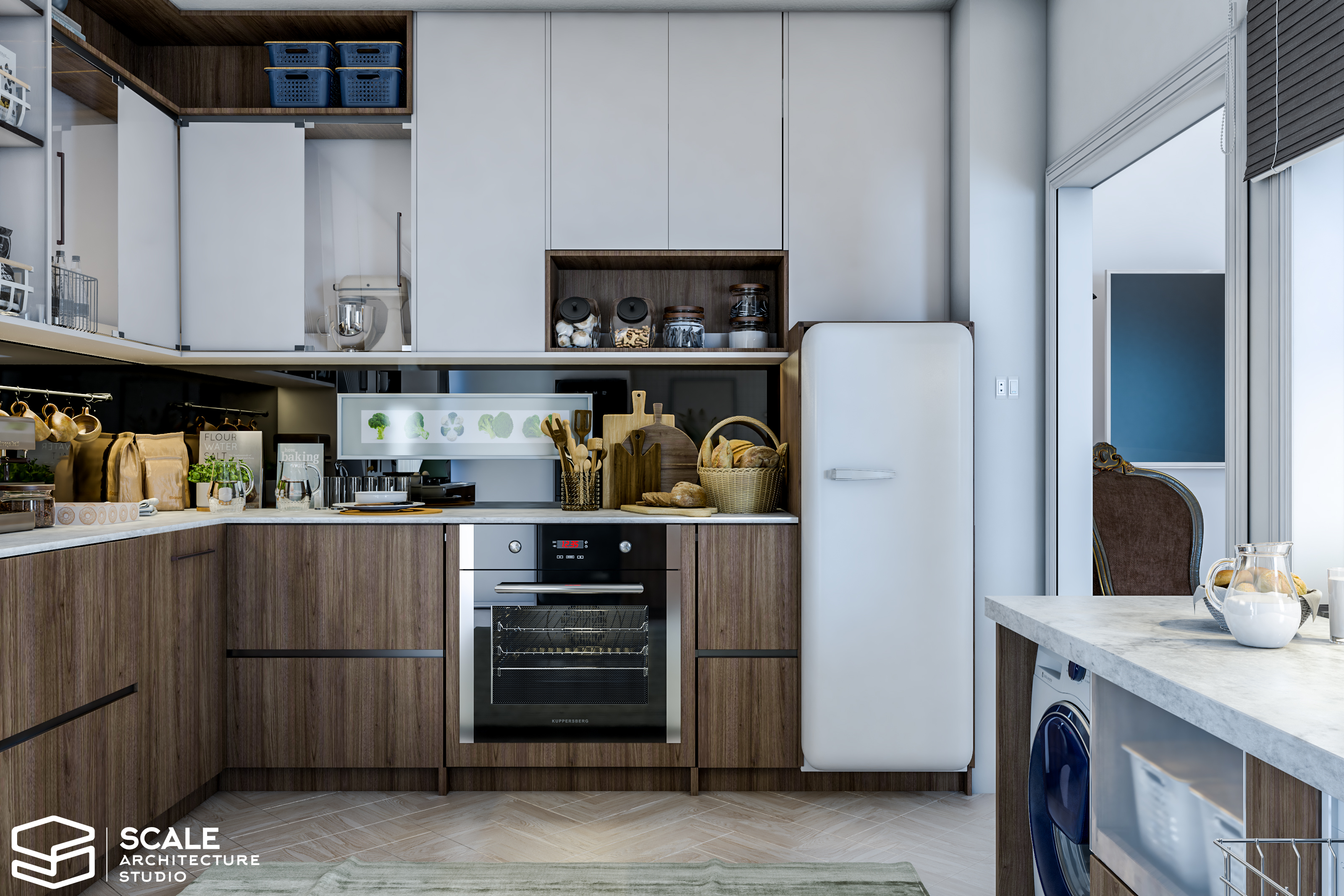 现代开放式厨房设计丨Scale architecture studio-5