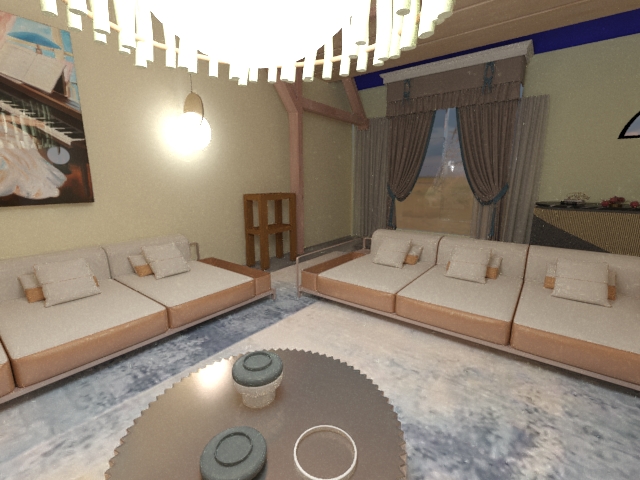 Villa Living Room By 3dMax-4