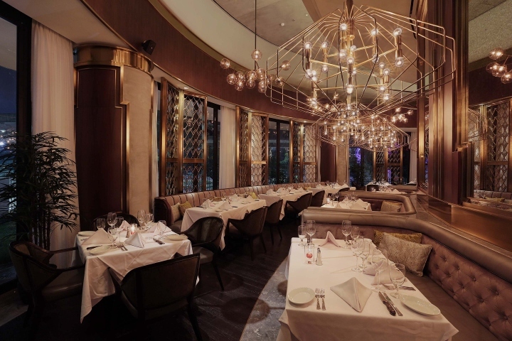 Ruth Chris Steak House寿司吧室内设计丨印度丨Metaphor Interior建筑事务所-16