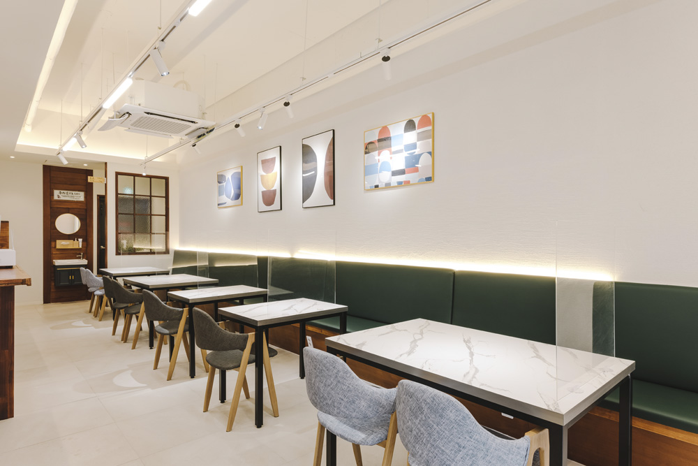 白色木纹，18 平极简韩屋的惊艳设计-5