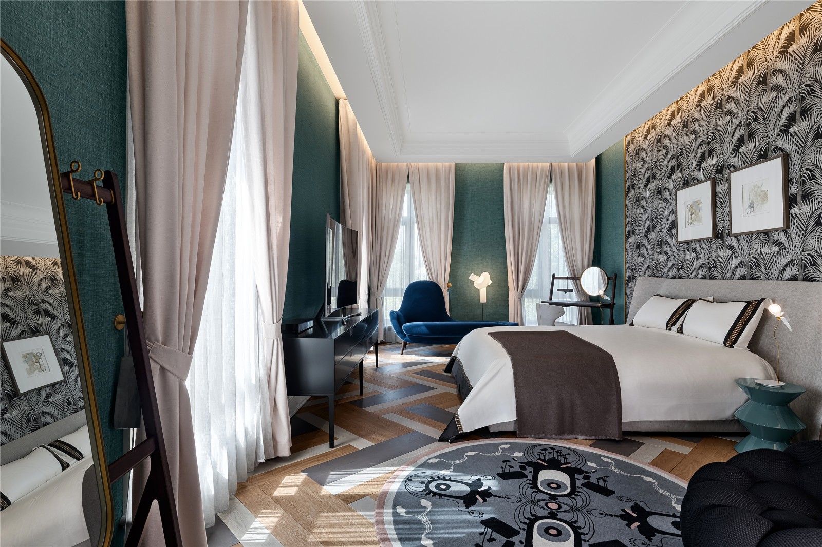 天津法式轻奢别墅,1800㎡现代顶奢大宅的精致解读-30